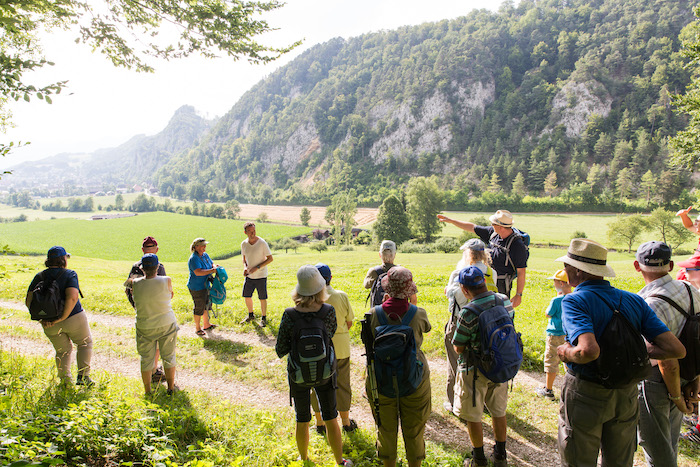 Naturpark Thal Angebote für Gruppen, Firmen und Vereine, Leserwanderung Holzweg Thal