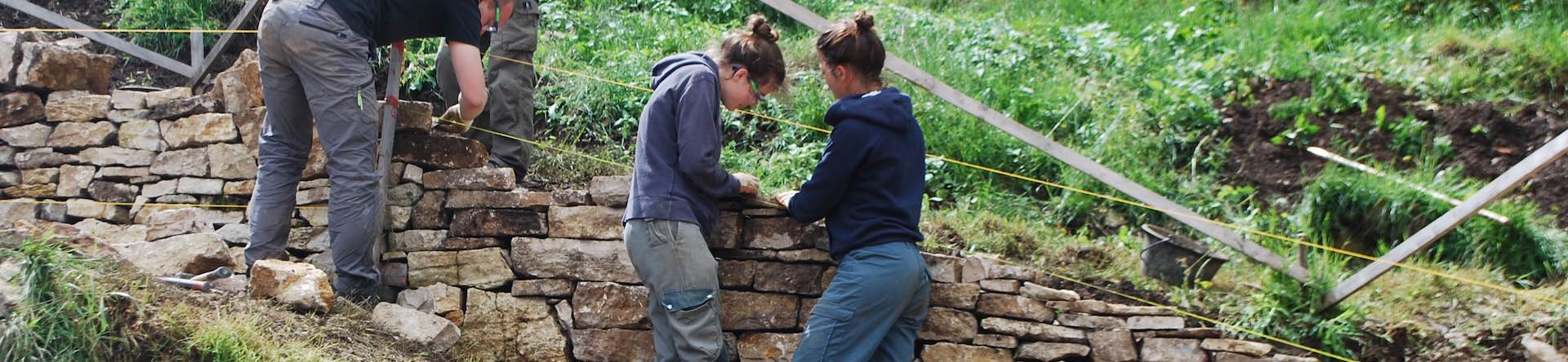 Naturpark Thal Projekt Trockenmauer